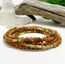 Load image into Gallery viewer, Petrified Wood 5x Wrap or Necklace