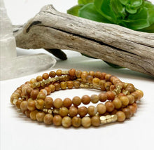 Load image into Gallery viewer, Petrified Wood 5x Wrap or Necklace