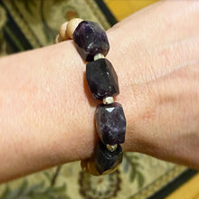 Load image into Gallery viewer, Amethyst & Rosewood Diffuser Bracelet