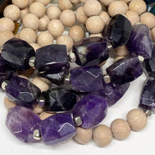 Load image into Gallery viewer, Amethyst & Rosewood Diffuser Bracelet