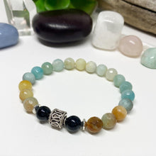 Load image into Gallery viewer, Amazonite Sterling Silver Gemstone Bracelet