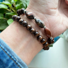 Load image into Gallery viewer, Red Jasper Gemstone 2x Wrap Bracelet