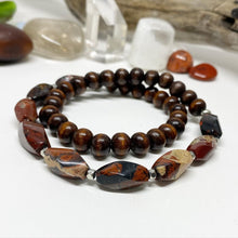 Load image into Gallery viewer, Red Jasper Gemstone 2x Wrap Bracelet