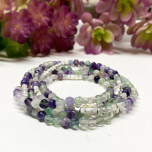 Load image into Gallery viewer, Fluorite 5x Wrap or Necklace