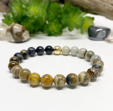 Load image into Gallery viewer, Picasso Jasper Gemstone Bracelet