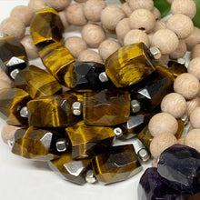 Load image into Gallery viewer, Tiger Eye and Rosewood Bracelet
